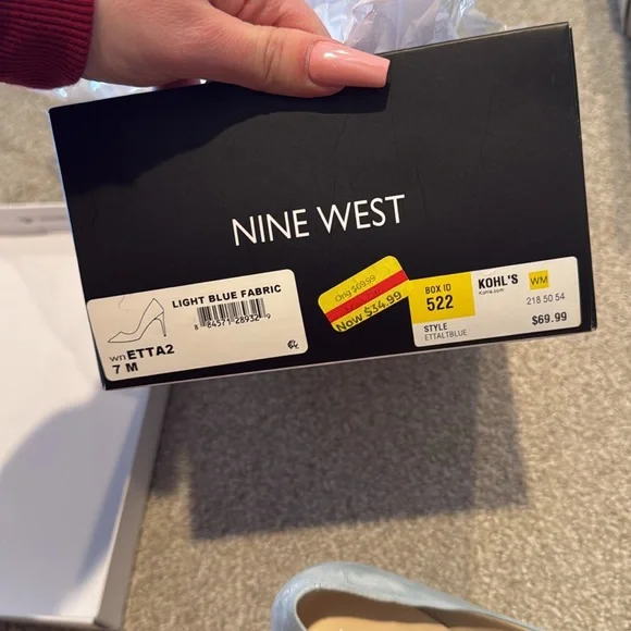 NWT baby blue heels - Picture 2 of 4